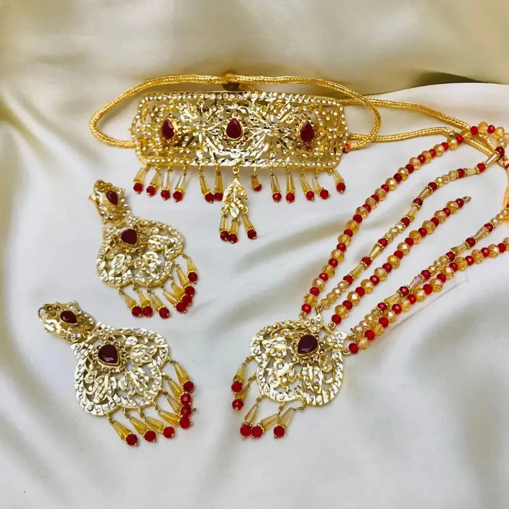 Haderabadi bridal set Bazarbreez