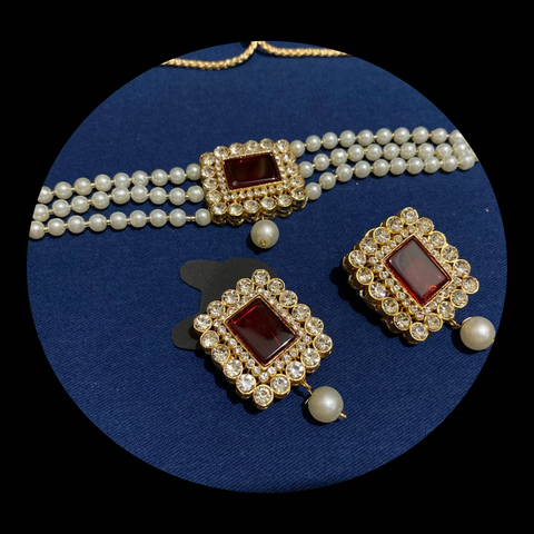 Kundan jewelry Set