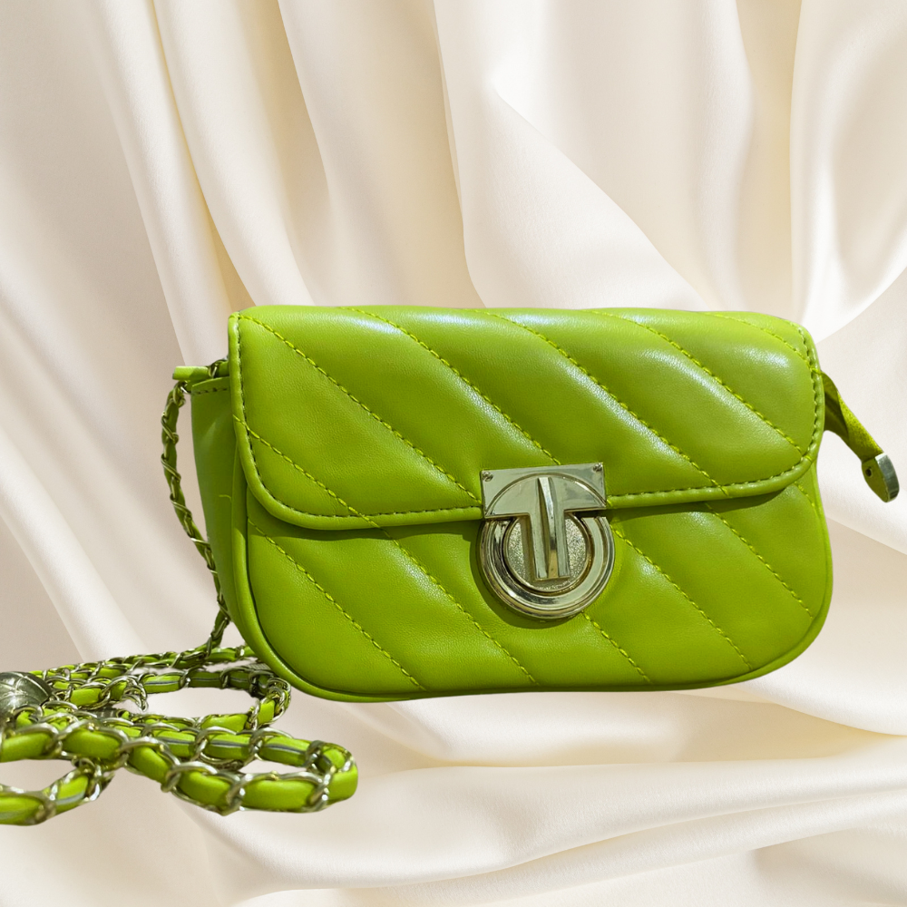 Green Crossbody Bag Leather Best Quality